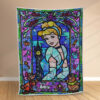 Plaid Cendrillon une princesse Disney Couverture Polaire Plaid Canapé