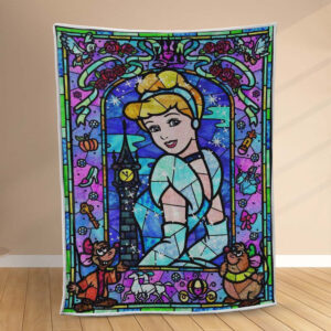 Plaid Cendrillon une princesse Disney Couverture Polaire Plaid Canapé