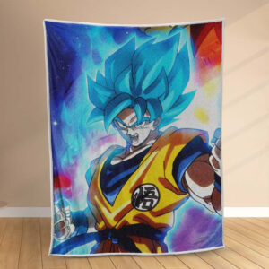 Plaid Dragon Ball Super Saiyen Couverture Polaire Plaid Canapé