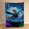 Plaid Dragons Comment entraîner son dragon Couverture Polaire Plaid Canapé