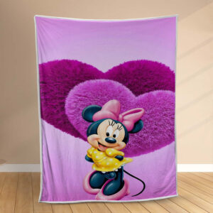 Plaid Disney Minnie Mouse 1003 Couverture Polaire Plaid Canapé