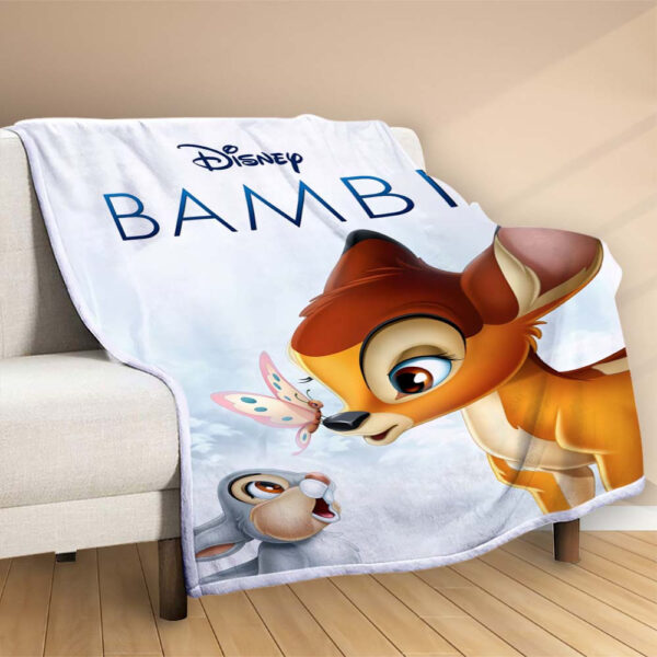Plaid Disney Bambi 1001 Couverture Polaire Plaid Canapé – Image 2