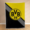 Plaid Borussia Dortmund BVB01 Couverture Polaire Plaid Canapé