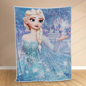 Plaid Elsa Disney Princesse Frozen La Reine des neiges 1001 Couverture Polaire Plaid Canapé