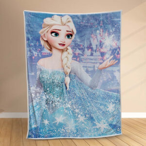 Plaid Elsa Disney Princesse Frozen La Reine des neiges 1001 Couverture Polaire Plaid Canapé