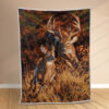 Plaid Famille de cerfs Couverture Polaire Plaid Canapé