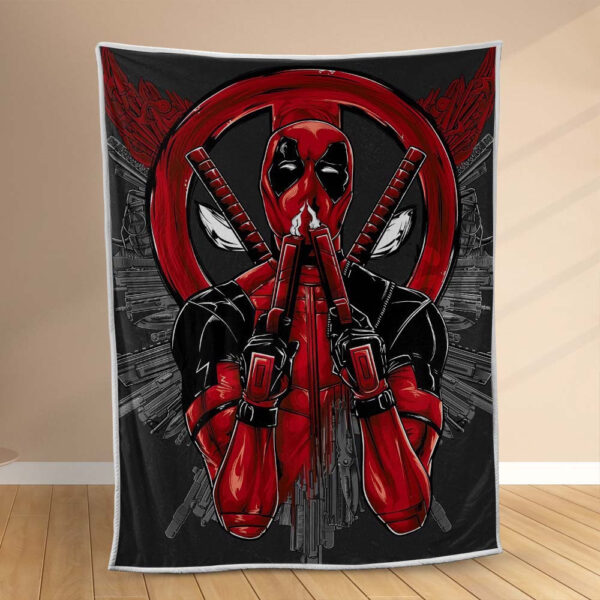 Plaid DeadPool 1001 Couverture Polaire Plaid Canapé