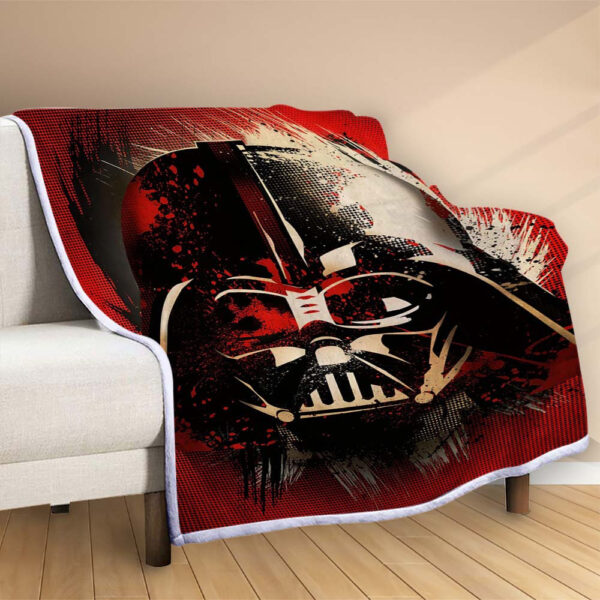 Plaid Dark Vador Star Wars 1004 Couverture Polaire Plaid Canapé – Image 2