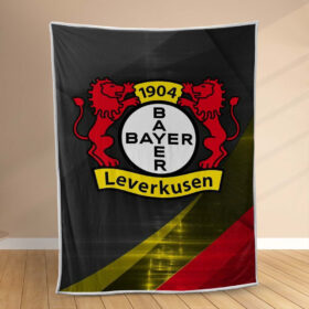 Plaid Équipe de football Bayer 04 Leverkusen 1904 Couverture Polaire Plaid Canapé