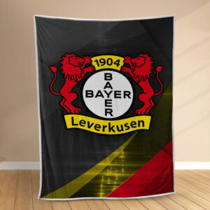 Plaid Équipe de football Bayer 04 Leverkusen 1904 Couverture Polaire Plaid Canapé