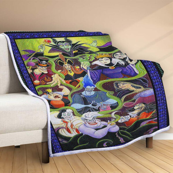 Plaid Méchants Disney Couverture Polaire Plaid Canapé – Image 2