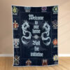 Plaid Dungeons & Dragons Bienvenue chez nous DD01 Couverture Polaire Plaid Canapé
