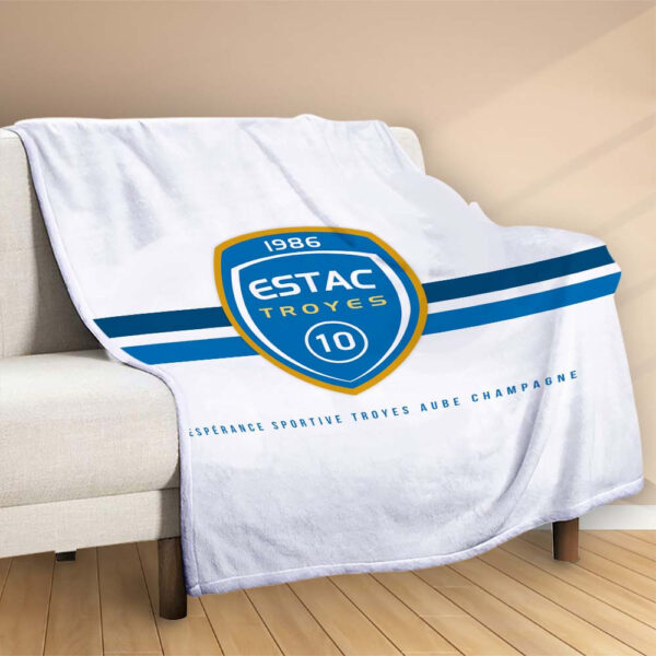 Plaid ESTAC Troyes 2 Couverture Polaire Plaid Canapé – Image 2