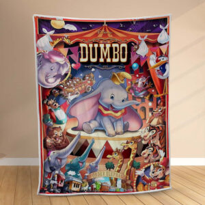 Plaid Dumbo 18 Couverture Polaire Plaid Canapé