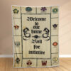 Plaid Dungeons & Dragons Bienvenue chez nous Couverture Polaire Plaid Canapé