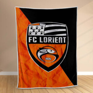 Plaid FC Lorient 6 Couverture Polaire Plaid Canapé
