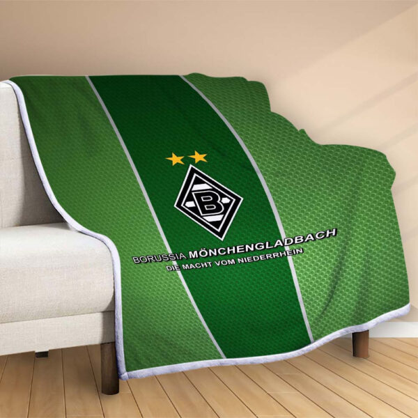 Plaid Borussia Mönchengladbach VfL04 Couverture Polaire Plaid Canapé – Image 2