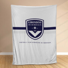 Plaid Girondins de Bordeaux 8 Couverture Polaire Plaid Canapé