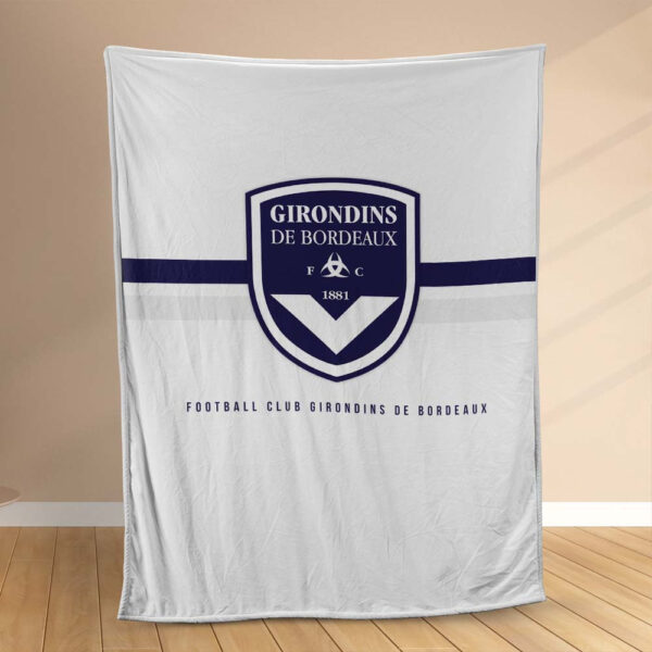 Plaid Girondins de Bordeaux 8 Couverture Polaire Plaid Canapé