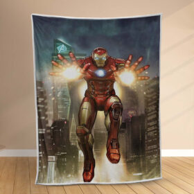 Plaid Ironman Avengers Marvel 105 Couverture Polaire Plaid Canapé