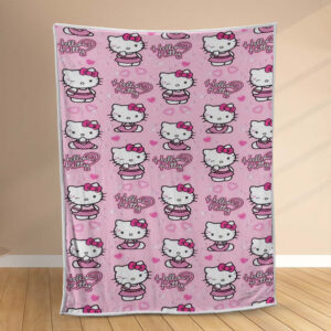 Plaid Hello Kitty 1004 Couverture Polaire Plaid Canapé