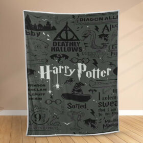 Plaid Harry Potter Couverture Polaire Plaid Canapé
