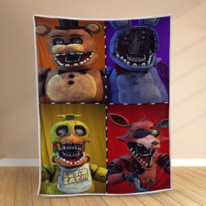 Plaid Five nights at Freddy Couverture Polaire Plaid Canapé