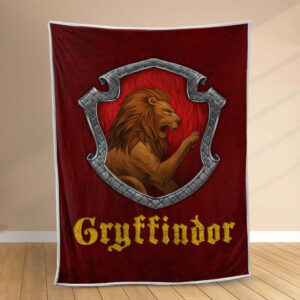Plaid Harry Potter Gryffondor Couverture Polaire Plaid Canapé