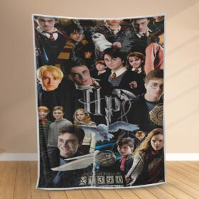 Plaid Harry Potter Tous les personnages Couverture Polaire Plaid Canapé