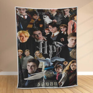 Plaid Harry Potter Tous les personnages Couverture Polaire Plaid Canapé