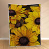 Plaid Floral Fleurs 02 Couverture Polaire Plaid Canapé