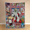 Plaid Dingo et Mickey Mouse Joyeux Noël Couverture Polaire Plaid Canapé
