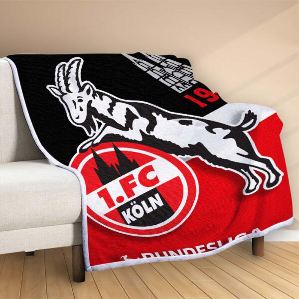 Plaid FC Cologne KOE10 Couverture Polaire Plaid Canapé – Image 2