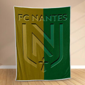 Plaid FC Nantes 4 Couverture Polaire Plaid Canapé