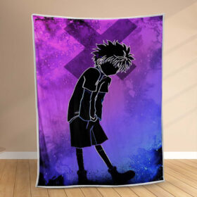 Plaid Killua HunterXHunter Soul 1001 Couverture Polaire Plaid Canapé