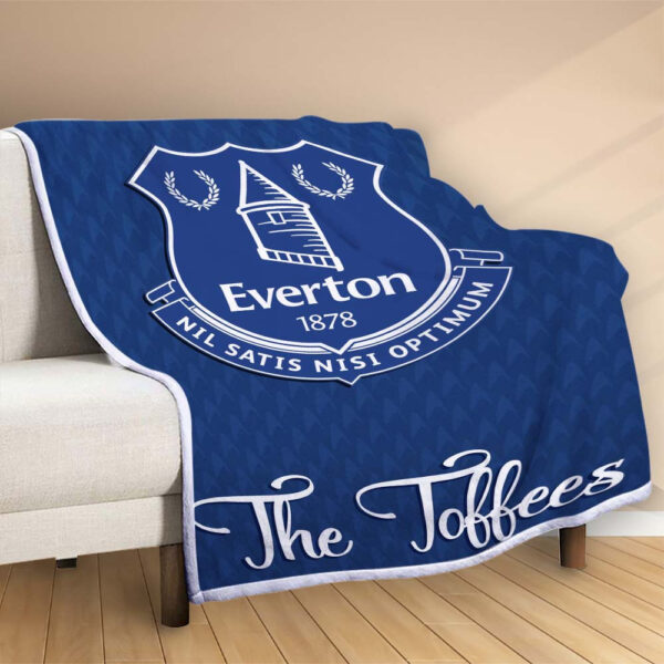 Plaid Everton FC 12 Couverture Polaire Plaid Canapé – Image 2