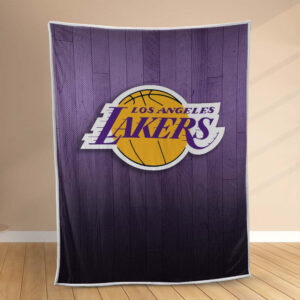 Plaid Los Angeles Lakers Basketball Team NBA Couverture Polaire Plaid Canapé