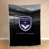 Plaid Girondins de Bordeaux 3 Couverture Polaire Plaid Canapé