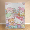 Plaid Hello Kitty 1003 Couverture Polaire Plaid Canapé