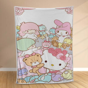 Plaid Hello Kitty 1003 Couverture Polaire Plaid Canapé