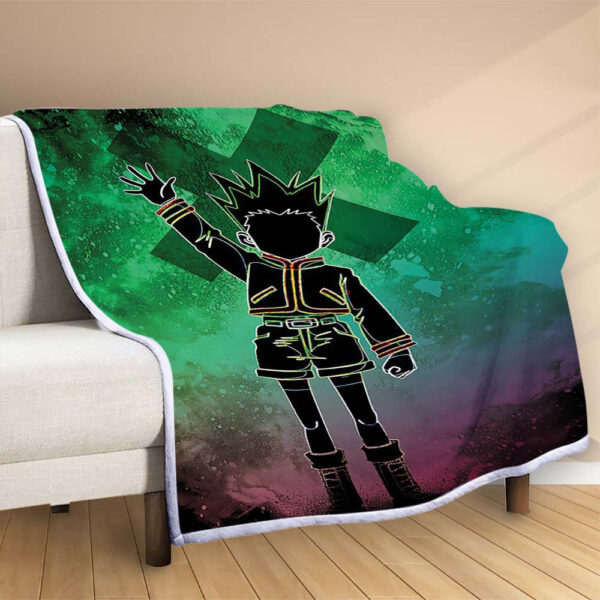 Plaid Gon Freecss Soul Of The Rookie Hunter x Hunter Couverture Polaire Plaid Canapé – Image 2