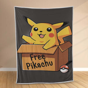 Plaid Pikachu mignon gratuit Couverture Polaire Plaid Canapé