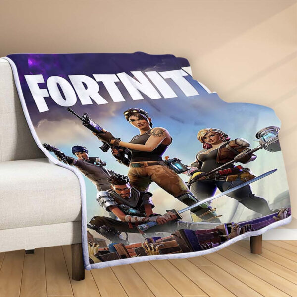 Plaid Personnages Fortnite 1010 Couverture Polaire Plaid Canapé – Image 2