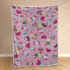 Plaid Hello Kitty rose motif Couverture Polaire Plaid Canapé
