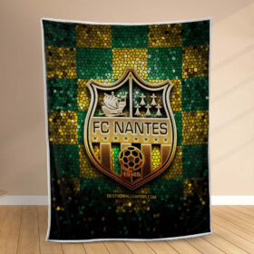 Plaid FC Nantes 10 Couverture Polaire Plaid Canapé