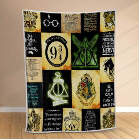 Plaid Harry Potter 2 Couverture Polaire Plaid Canapé