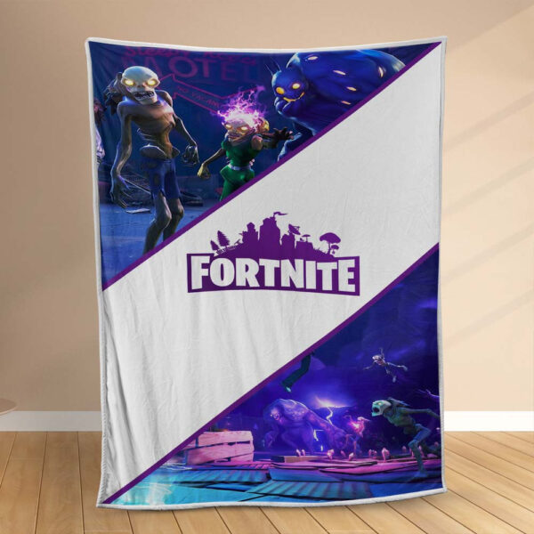 Plaid Zombies Fortnite Battle Royale Couverture Polaire Plaid Canapé