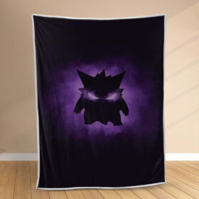 Plaid Gengar Pokemon 1001 Couverture Polaire Plaid Canapé