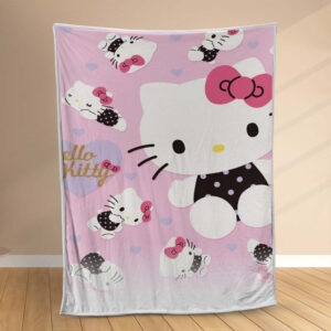 Plaid Hello Kitty 1001 Couverture Polaire Plaid Canapé