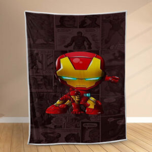 Plaid Ironman Avengers Marvel 1003 Couverture Polaire Plaid Canapé
